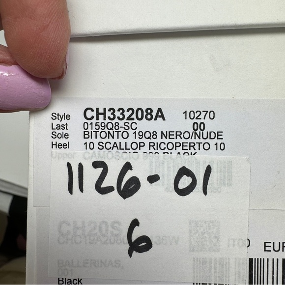 Chloe Block Heels Ballet Flats Ballerinas - Picture 14 of 16